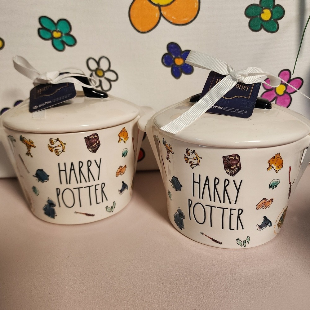 Rae Dunn Harry Potter Ceramic Mini Cocotte Baker with Lid NWT (1 Piece)